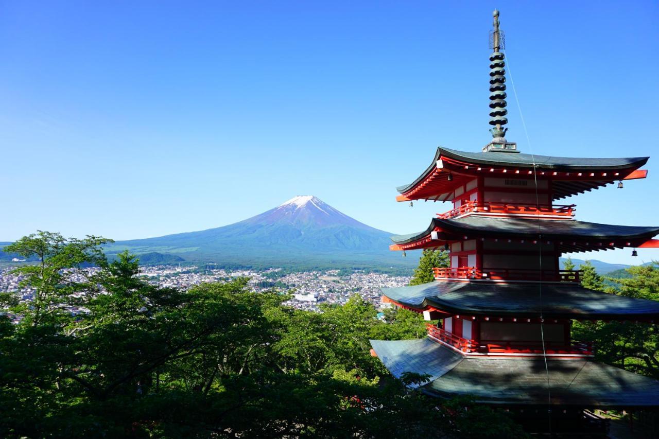 晴家 Guest House Fujikawaguchiko Dış mekan fotoğraf